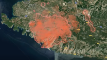 VIDEO Strašne snimke iz svemira: Pogledajte kako se brački požar širio od četvrtka do danas