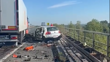VIDEO Stravična nesreća na A3: Snimljen vozač kako juri u suprotnom smjeru, policija istražuje je li izazvao tragediju