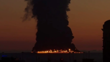 FOTO Gori tanker kod Sočija, ogroman stup dima širi se nad Crnim morem