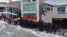 VIDEO Tropska oluja razorila Long Beach: Šetnica nestala, ugrožene kuće vrijedne milijune