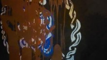 Noćna akcija u Rijeci: Prelili HOS-ov mural crvenom bojom i poslali oštru poruku