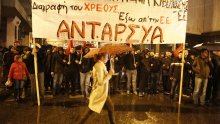 Ulični nemiri na prvom prosvjedu protiv Syrize