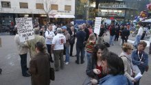 Zagreb: Smallest anti-gov't protest held to date