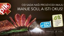 Proizvodi PIK-a Vrbovec od sada sadrže 25% manje soli