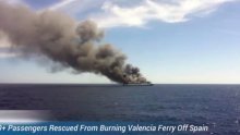 Zbog požara evakuiran trajekt kod Baleara, četvero ozlijeđenih