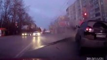 Cesta doslovce eruptirala pred ruskim vozačima