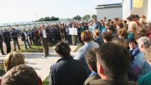 Radnici blokirali cestu kod splitskog aerodroma