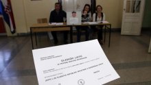 Zatvorena birališta, prvi rezultati iza 20 sati