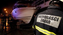 U Zadru izgorio brod dužine 8 metara