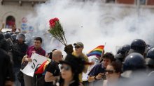 Four reporters injured, 70 people arrested during LGBT parade