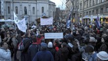 Another anti-gov't protest in  Zagreb