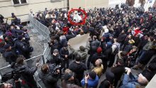 Anti-government protest rally held in Zagreb