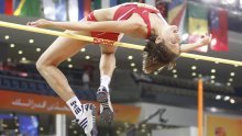 Vlasic defends World Indoor women's high jump title