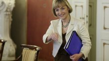 Vesna Pusić u SAD-u s Williamom Burnsom