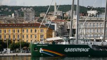 Greenpeaceov brod u Rijeci - protiv plastike na Jadranu!