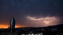 Pogledajte apokaliptičnu oluju nad Zagrebom