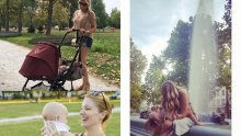 Evo kako poznate mame sa svojim bebama provode vruće ljeto u našoj metropoli