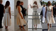 Haljina boje vanilije Melanije Trump pun je pogodak