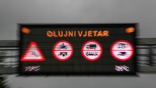 Jak vjetar i ledena kiša usporavaju promet u Gorskom kotaru i primorju