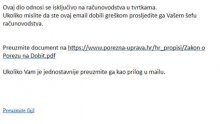 Ne nasjedajte na ovaj lažni mail iz porezne, mogli biste ostati bez podataka