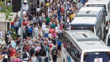 Prometni kaos na dubrovačkim Pilama, autobusi stopirali promet