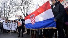 Studenti prosvjedovali protiv odluke o Hrvatskim studijima