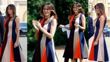 Nastavlja s modnom diplomacijom: Melania šeće Londonom u haljini Victorije Beckham