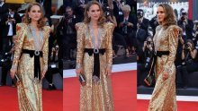 Natalie Portman izazvala senzaciju u zlatnoj haljini