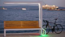 Pogledajte novu pametnu klupu iz Hrvatske, posebno će razveseliti bicikliste