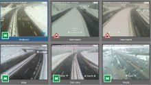 I dalje otežan promet na cestama i autocestama zbog snijega