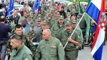 War veterans march in support of three generals