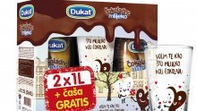 Obilježite mjesec ljubavi i Valentinovo uz posebno pakiranje Dukat čokoladnog mlijeka s čašom na dar