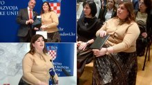 Je li to neki novi modni hit na ministrici Žalac, jer ako jest, onda joj baš i ne pristaje