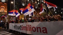 Prosvjednici u Beogradu poslali poruku da Srbija 'neće građanski rat'