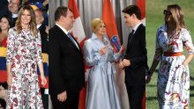 Kolinda Grabar Kitarović za susret s kanadskim premijerom odabrala kroj haljine kakav obožava i Melanija Trump