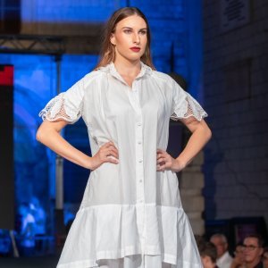 Modna revija Glamour fashion show na Stradunu