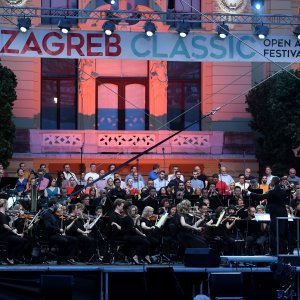 Koncert Simfonijskog orkestra HRT-a na Trgu kralja Tomislava u sklopu programa Zagreb Classic