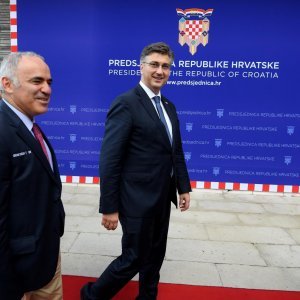 Andrej Plenković i Gari Kasparov