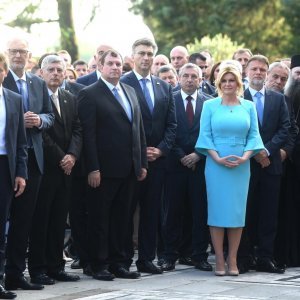 Kolinda Grabar-Kitarović, Zdravko Marić, Davor Božinović, Željko Reiner, Andrej Plenković, Jakov Kitarović