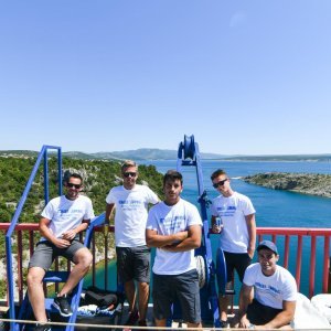 Maslenica: Otvorenje sezone bungee jumpinga s Masleničkog mosta