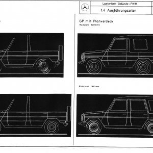 Radionički nacrt modela G iz 1974.