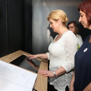 Predsjednica Kolinda Grabar-Kitarović na otvorenju Muzeja Domovinskog rata