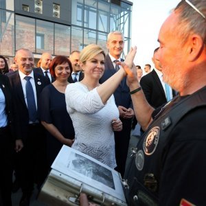 Predsjednica Kolinda Grabar-Kitarović na otvorenju Muzeja Domovinskog rata