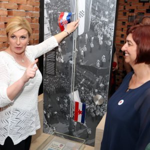 Predsjednica Kolinda Grabar-Kitarović na otvorenju Muzeja Domovinskog rata