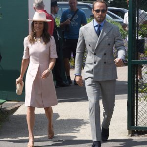 Pippa Middleton i James Middleton na Wimbledonu