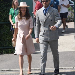 Pippa Middleton i James Middleton na Wimbledonu