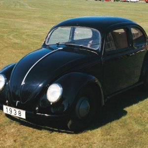 VW 38 je prvi Volkswagen s oblikom Bube