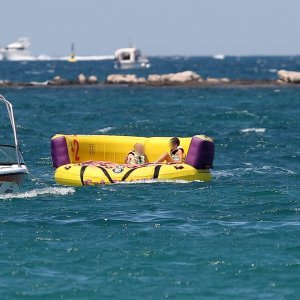 Goran Ivanišević sa sinom Emanuelom na adrenalinskoj zabavi