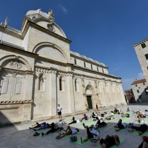 Aktivna Hrvatska i Renata Sopek vježbali sa Šibenčanima