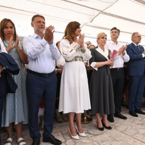 Gordan Jandroković, Kristina Križanac, Kolinda Grabar Kitarović, Andrej Plenković, Davor Božinović i Mirko Šundov